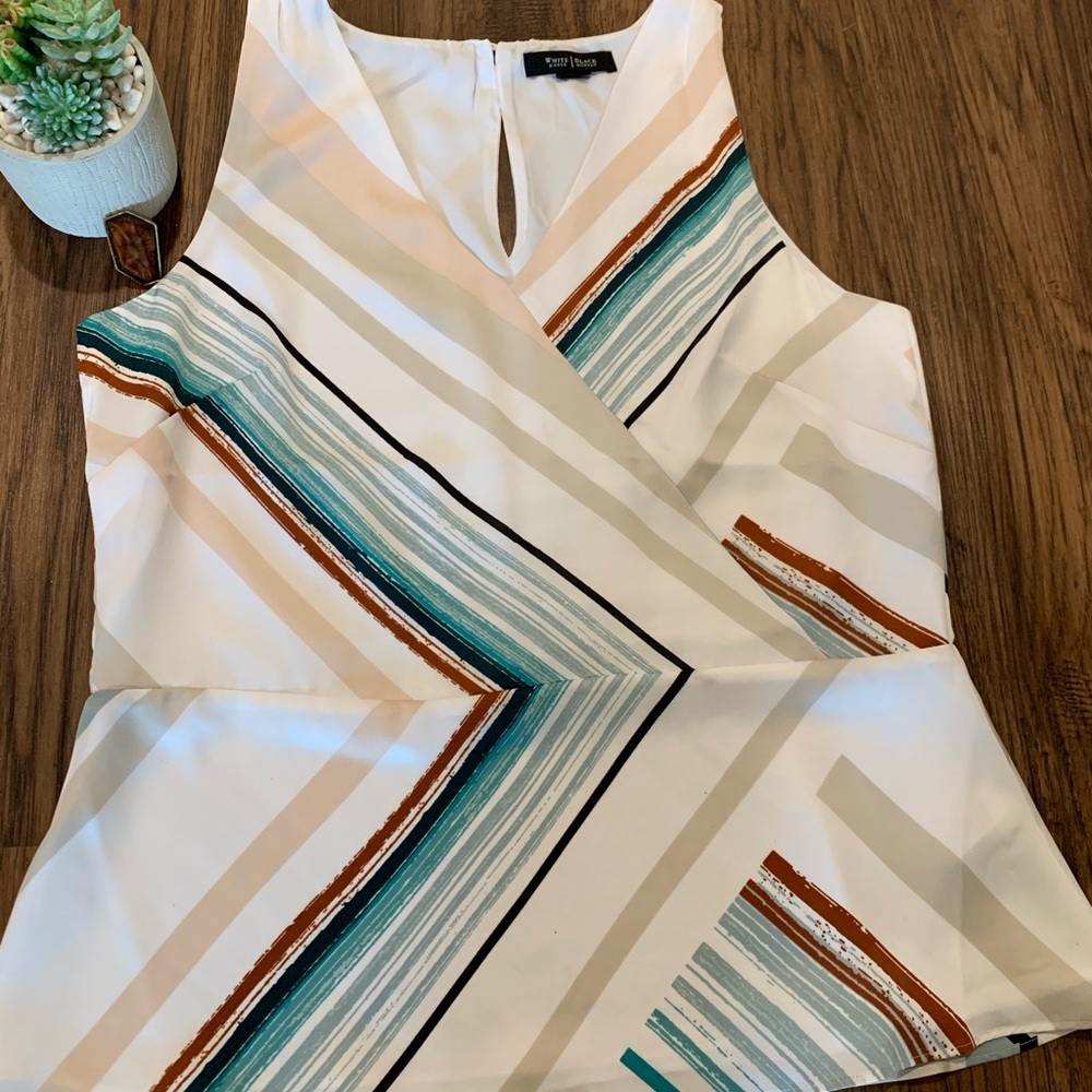 White House Black Market Satin Top